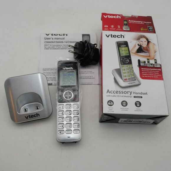 NEW V- Tech CS6609 Cordless Accessory Handset Requires a compatible phone - Picture 3 of 4